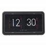 NeXtime Flip Clock - Horloge de Table ou Murale -Orange/Noir -18x10x7cm