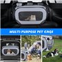Nobleza Cage Portative pour Chien Chat de Voiture, Parc Pliable pour Chien, Clôture pour Animaux de compagnie en Tissu Oxford Im