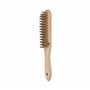 Brosse main Manche Bois fil Laiton 290x45 Nettoyage