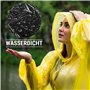 Igoera®️ Poncho pluie jetable multicolore. Lot de 5. Cape de pluie à capuche pour festival, concert, randonnée, vélo, camping et