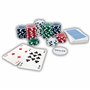 Goliath - Mallette Poker : Set 300 JETONS - Mallette en Aluminium Complète avec Jeu de Cartes, 300 Jetons Poker et 5 Dés - Jeu d