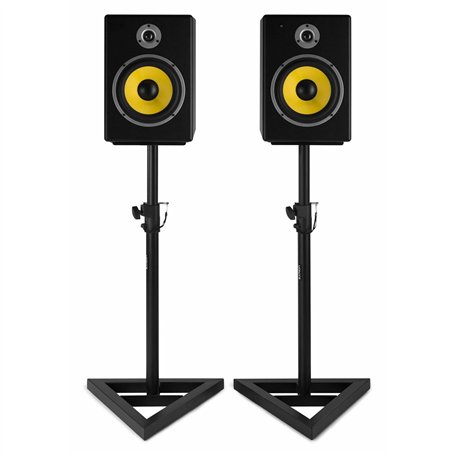 Vonyx Set de 2 Pieds d'Enceintes de Monitoring Réglables