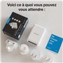 VOOMY Adaptateur Universel de Voyage, Adaptateur Prise Universelle pour 170+ Pays, Adaptateur de Voyage Interchangeable avec 4 U