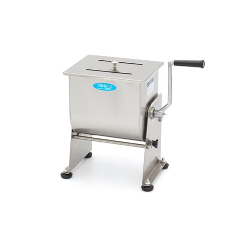 Maxima Mélangeur à Viande 10L - 7.5Kg Viande - Bol Inclinable - Manuel