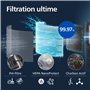 Philips Série 3400 Purificateur d'Air et Humidificateur 2 en 1, Filtre HEPA NanoProtect + Filtre à Charbon Actif, Humidification