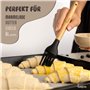 Lot de 2 pinceaux de cuisine en silicone avec manche en bambou - Résistant à la chaleur