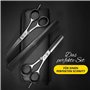 Ensemble de ciseaux à cheveux SCHMIEDWERK | Ciseaux de coiffure coupe nette et précise | Coupe de cheveux parfaite pour hommes e