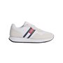 Tommy Jeans Baskets de Running Homme Chaussures de Sport, Blanc (White), 43