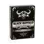 Black Buffalo Playing Cards Lot de 2 cartes de poker imperméables en plastique - Avec 4 symboles - Noir
