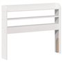 vidaXL Tête de lit avec étagères Blanc 90 cm Bois Massif de pin