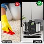 Powell Shampouineuse Tapis – 450W – Nettoyeur Haute Pression 13000PA – Réservoir 1,8L – Pour Moquette – Canapé, Voiture – Câble 