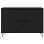 vidaXL Buffet Noir Chêne 101x35x60 cm Bois reconstitué