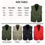 TeamWorld Hommes Respirant Gilets De Plein air, Homme Gilet Multi-Poches sans Manche Veste Durable pour Camping Pêche Chasse Pho