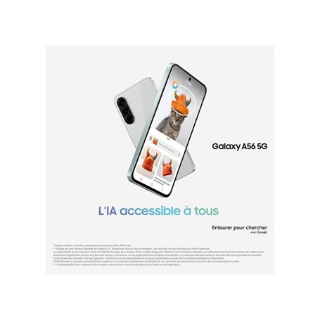 SAMSUNG Galaxy A56 5G Smartphone 256 Go Vert sauge