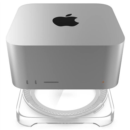 Spigen LD202 Support de Bureau pour Mac Studio (2025-2022) avec Filtre à air intégré