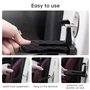 CTDMJ Pédale Porte Voiture Pliable, Pédale Crochet Porte, Alliage D'aluminium Marchepied Porte Toit Pliable, avec Marteau Sécuri