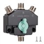 Base à ondes courtes d'antenne de commutateur coaxial robuste avec répéteur d'antenne à 3 ports