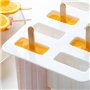 Cozywind Moules à Glaçons Popsicle, 10pcs Silicone Réutilisable Pour Crème Glacée Moule à Crème Glacée Ice Lolly Molds et 50 bât