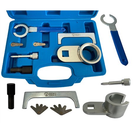 AMD TOOLS Outil de réglage du moteur de courroie de distribution pour VW T4 Crafter LT 2.5 TDI 2.4 D blocage