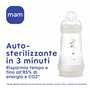 MAM Easy Start Lot de 2 biberons anti-coliques avec tétine en silicone SkinSoftTM, pour enfants de 4 mois et plus, 320 ml