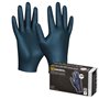 Gebol Blue Nitril Comfort - Lot de 100 gants jetables - Taille S (taille 7) - Gants de protection chimiques extra fins et imperm