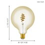 Eglo connect.z Ampoule LED E27 connectée, G125, ZigBee, contrôlable par appli et commande vocale, dimmable, blanc chaud - froid,