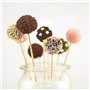 Silva-Homeline CM 303 Machine à donuts/gaufres et cake Pop avec 3 inserts et idées de recettes Blanc