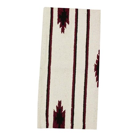 Reitsport Amesbichler AMKA Tapis western blanc poney selle Navajo couverture 26 x 26 pouces
