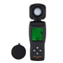 Luxmètre numérique à 180 degrés - Luxmètre numérique - Très large plage pour plantes - Lampe LED - Testeur de lumière intérieur 