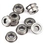Aramox roulement à Billes à Bride goupilles de roulement roulement 5mm avec Bride, 10Pcs F686ZZ 6 * 13 * 5mm Mini roulements à B