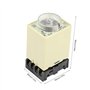 Telituny Relais de Temporisation de Mise Sous Tension St3pa-B 0-10s, Relais de Retard St3pa-B, Avec Base AC 220V, Utilisé Pour L