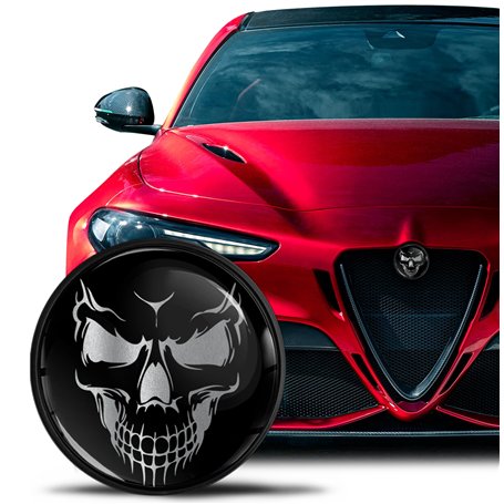 SkinoEu Compatible avec L'emblème Alfa Romeo pour Capot Avant