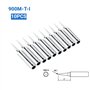 Pointes à Souder 0.2 mm, 10 Pièces Pointes de Fer à Souder sans Plomb Pointes de Fer à Souder, X-Tronic Remplaçables, 900M-T-I O