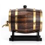 Oumefar 3L chêne Bois vin tonneau rétro Bois Grain Decor chêne Bois Seau à vin conteneur vin Brandy Whisky Bourbon Tequila chêne