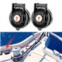 EVTSCAN 2 pièces Marine Bateau Ancre guindeau Pied de treuil Interrupteur Compact Haut et Bas Bateau Bateau Ancre treuil commuta