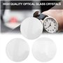 3 pièces 35/36/40 MM rond unique dôme montre cristal lentille en verre pièces de rechange pour réparation horloger