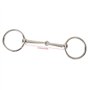 EVTSCAN Fer Cheval Anneau Filet Mors Creux Articulé Bouche pour Fournitures Équestres