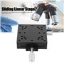 X Scène linéaire coulissante, rainure en Queue d'aronde Table coulissante Manuelle Haute précision XSC60 pour appareils de Mesur