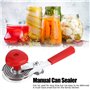 Scelleuse manuelle de boîtes de conserve, dispositif de sertissage de haute qualité, scellage de bocaux en verre pour la mise en