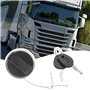 MangWany Bouchon de réservoir avec 2 clés pour Volvo Camion Scania R/T/P/G MAN Diesel 60 mm