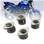 FanPaYY Jeu de collecteur d'admission de carburateur - Manchons d'admission en caoutchouc - Adaptateur d'interface pour Kawasaki