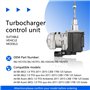 Anlseiod Appareil de commande de turbocompresseur, compatible avec A4 A5 A6 A7 1.8TFSI, régulateur de pression de turbocompresse