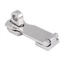 Moraillon Serrure de Porte Loquet de Verrouillage, Acier Inoxydable Attache Résistante de Bride de Trappe de Bateau avec Le Supp