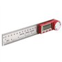 Numérique Angle Finder Double échelle 360 Degrés rapporteur d'angle numérique 200mm Règle Rapporteur d'Angle Numérique avec LCD 