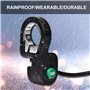 Pwshymi Interrupteur de Guidon de vélo électrique Accessoire de Bouton de commutation de klaxon en Plastique de vélo pour Scoote