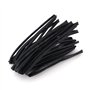 Tube rétractable, diamètre 3 mm Gaine thermorétractable noir de 5 mètres, pour matériel de pêche, isolation électrique, faisceau