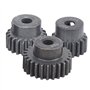 Engrenage de Moteur RC, 10 pièces/Ensemble 16 T-25 T 7075 48 P pignon d'engrenage de Moteur en Acier Accessoire RC adapté aux Mo