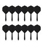 HUTRADE Lot de 12 ailettes de fléchettes avec tiges