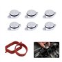 Akozon Kit de joints d'admission de 6 x 33mm bouchon clapet Rabats Reparatio avec collecteur Admission Joints pour E46 E60 E65 E
