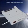 Émulateur USB SFR1M44-U100 3,5 Pouces 1,44 Mo USB Émulateur de Lecteur de Disquette SSD Plug and Play
